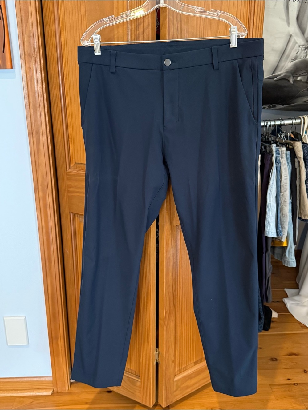 Lululemon 36 Navy Blue ABC 5 Pocket Classic Golf Dress Pants